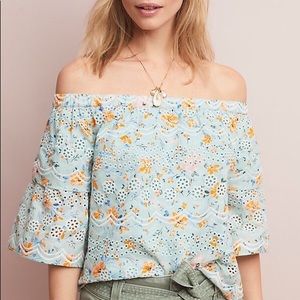 Anthropologie Laia Ashtabula Off The Shoulder Top